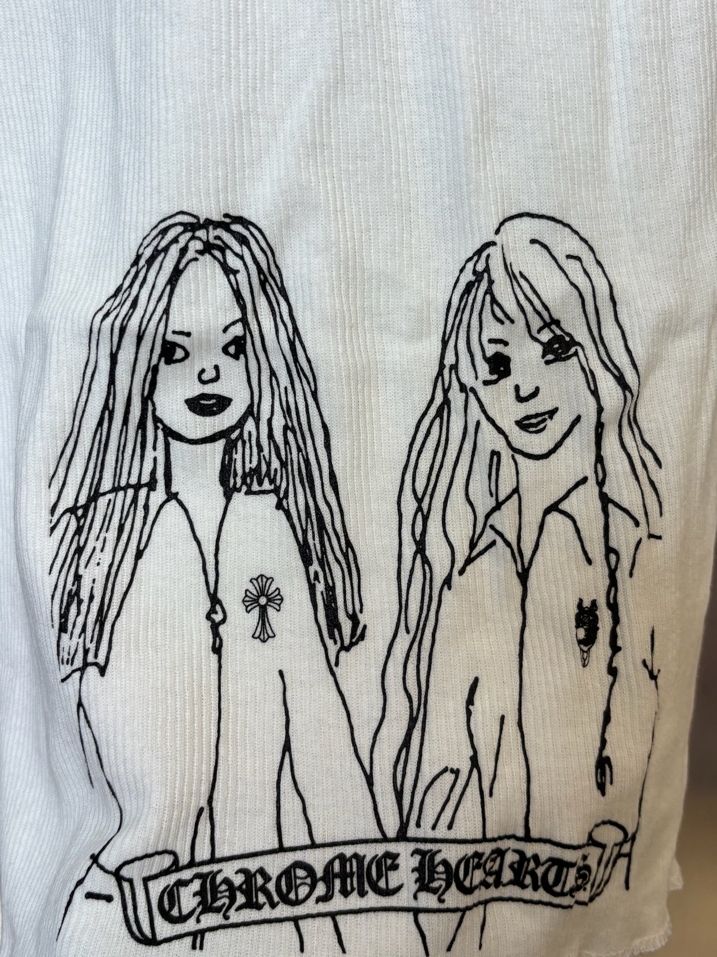 Chrome Hearts Comic Girls Tank Top