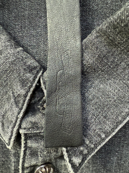Chrome Hearts Flooded Patchwork Denim Shirt