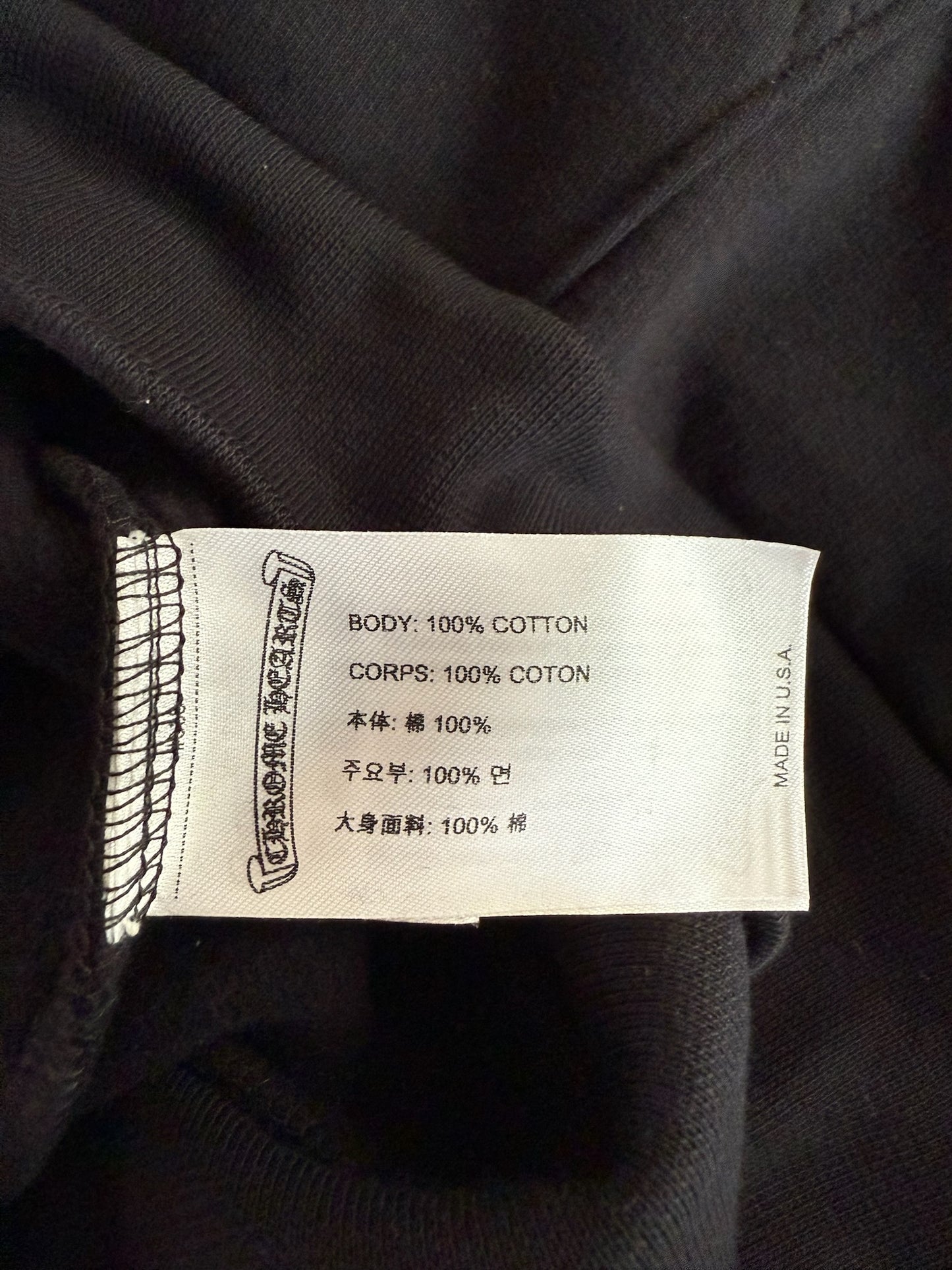 Chrome Hearts Black pink horseshoe zip up
