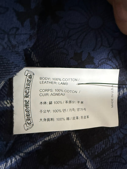 Chrome Hearts monogram cross patches shirt