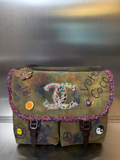 Chanel 15S Graffiti On The Pavements Messenger bag