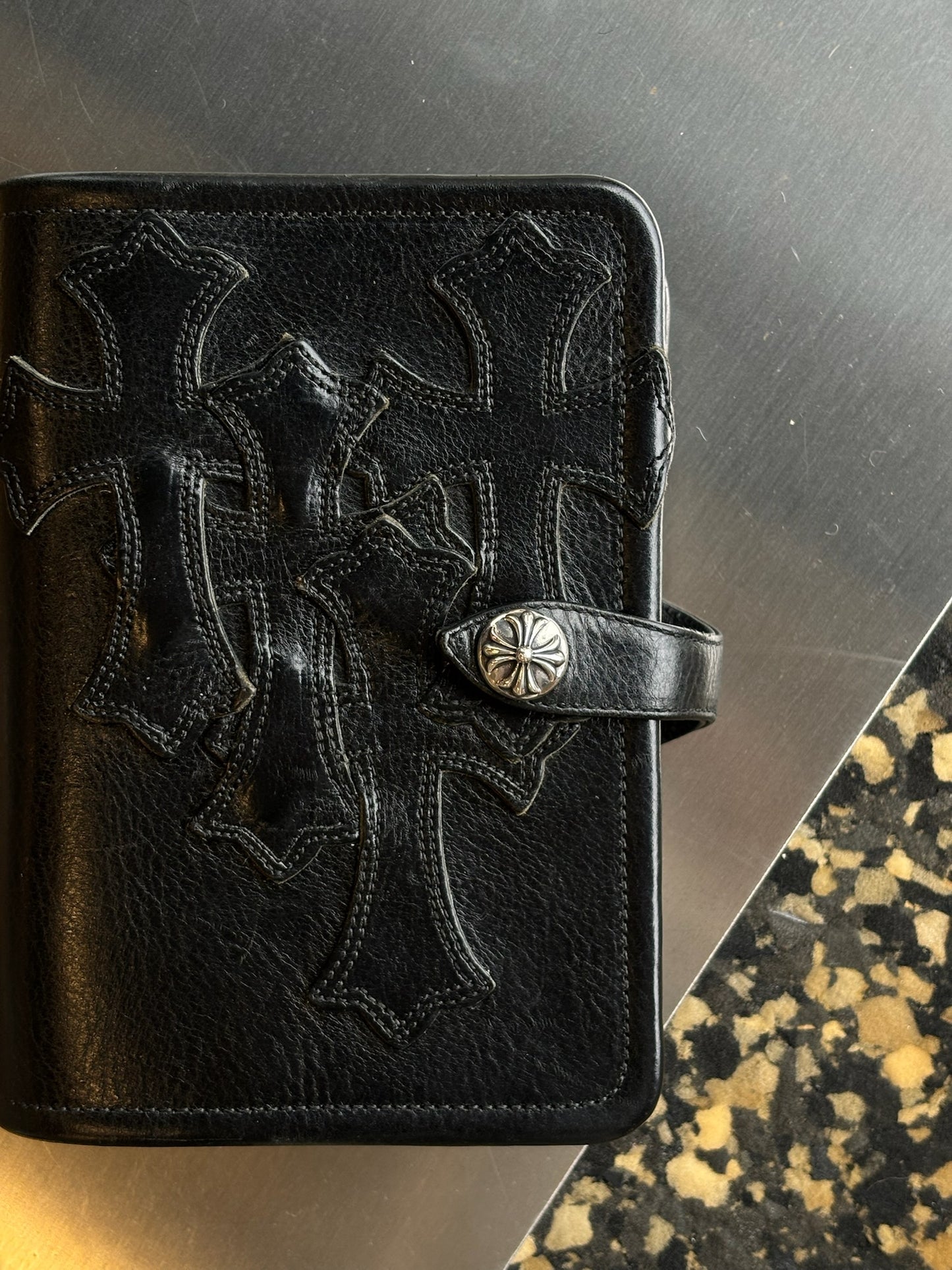 Chrome Hearts cross patches agenda notebook