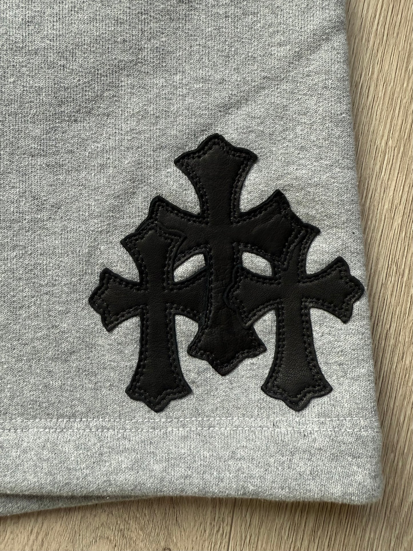 Chrome Hearts paperjam triple cross patches sweatpants