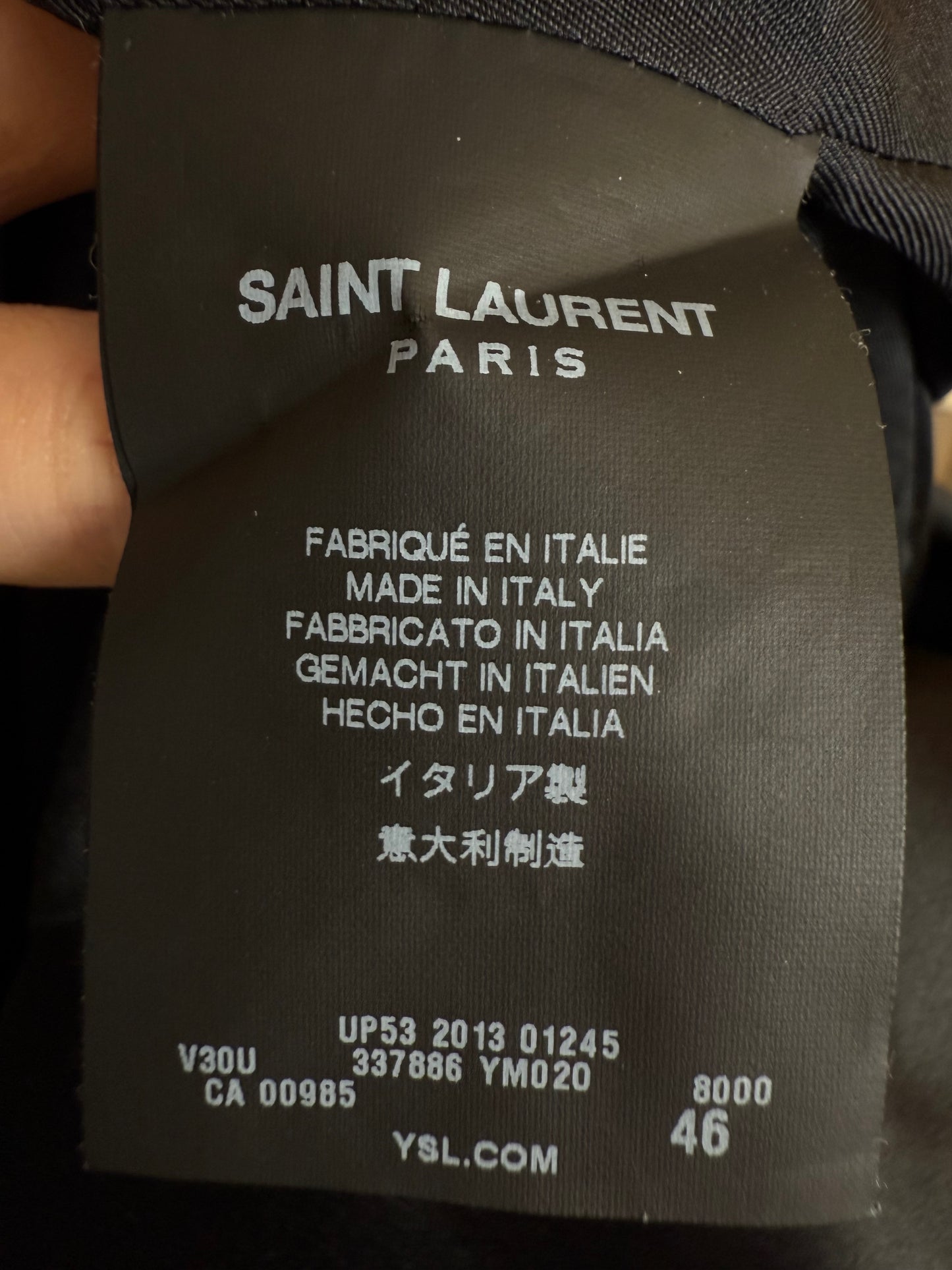 Saint Laurent Paris ss14 sequins blazer jacket