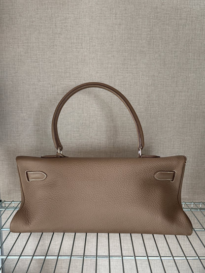Hermes Kelly Shoulder Etoupe Togo Leather HW