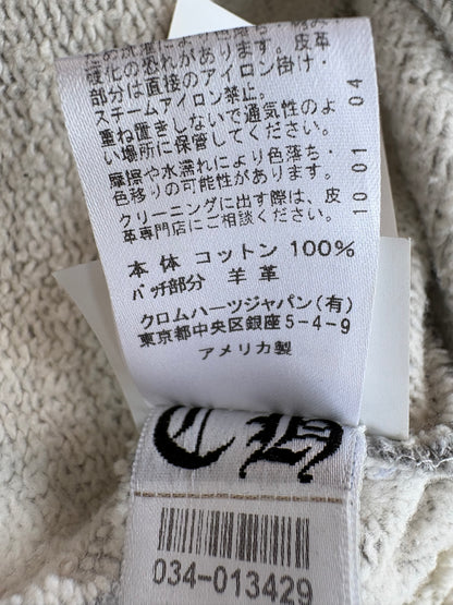 Chrome Hearts Triple Cross Patches Quarter Zip Hoodie