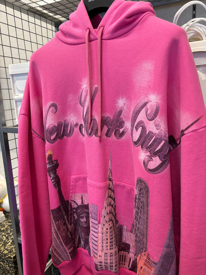 Balenciaga New York Airbrush Hoodie