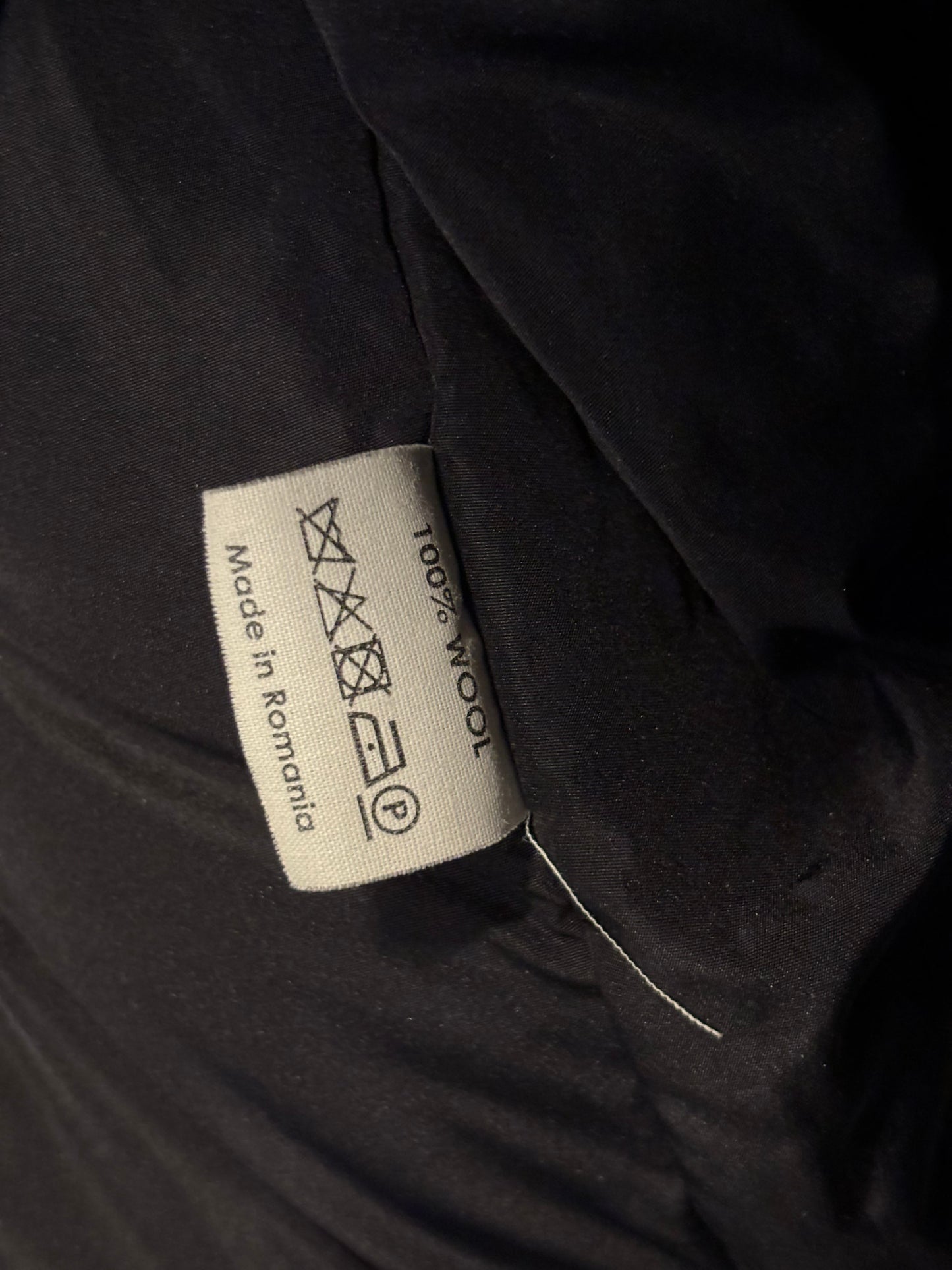 Dries Van Noten AW14 Backzip Wool Bomber Jacket