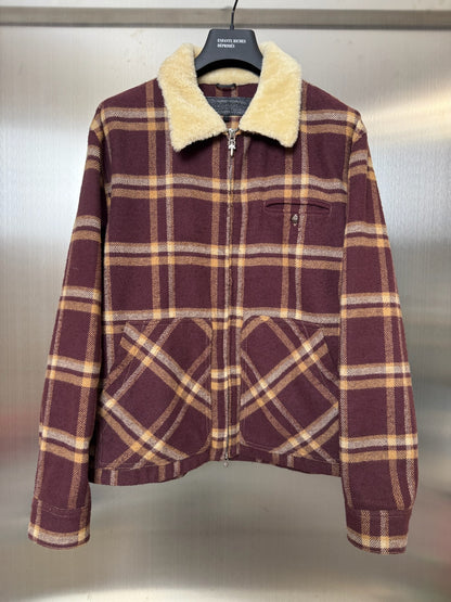 Chrome Hearts Shearling Collar Jacket