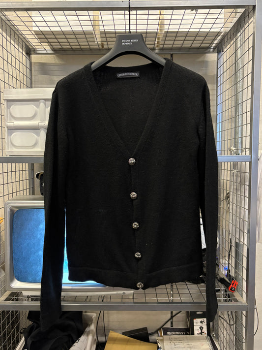 Chrome Hearts triple patch cashmere cardigan