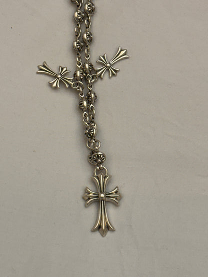 Chrome Hearts Tiny Cross pendant wallet chain