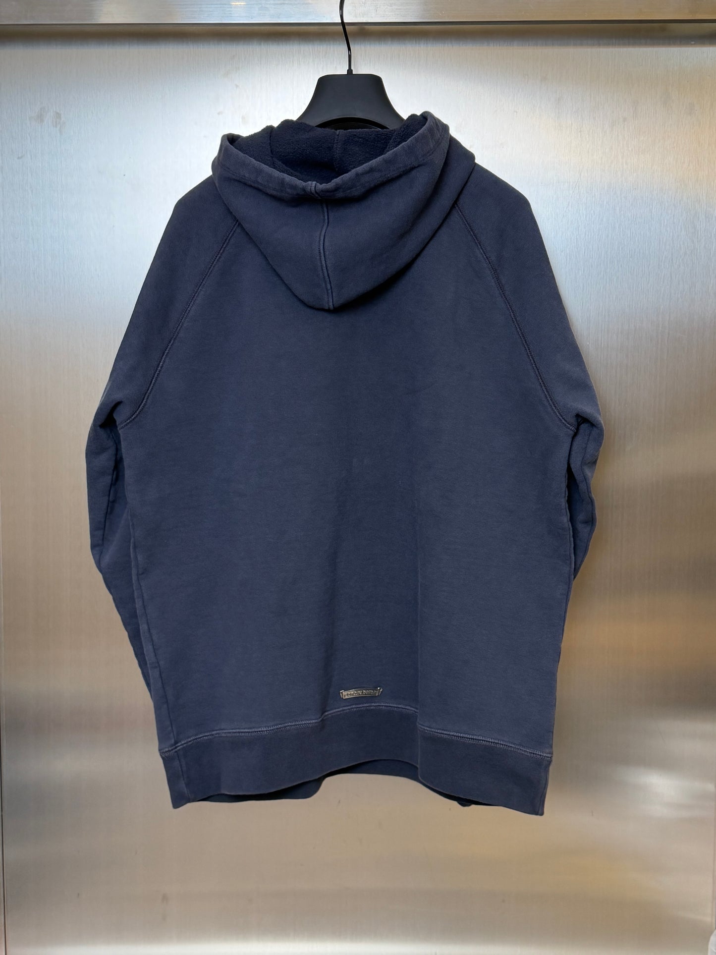 Chrome Hearts PaperJam blue patches wash hoodie