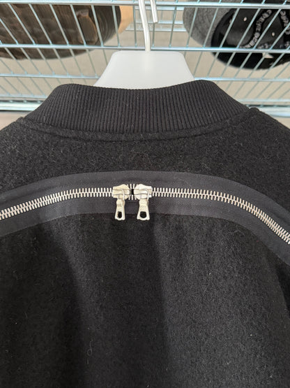 Dries Van Noten AW14 Backzip Wool Bomber Jacket
