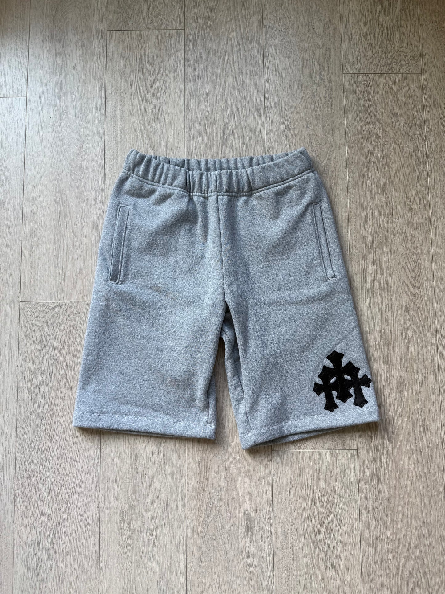 Chrome Hearts paperjam triple cross patches sweatpants