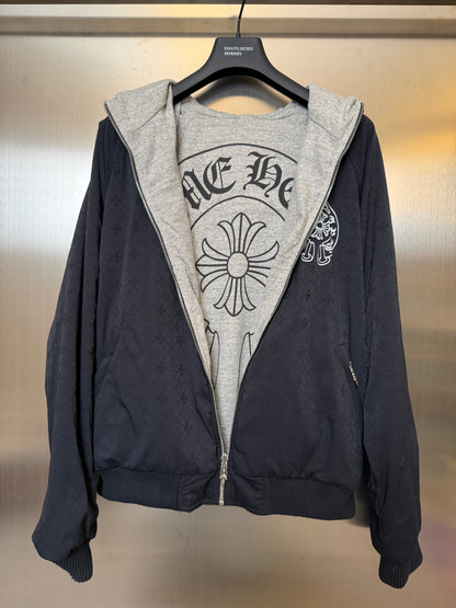 Chrome Hearts G.E.O monogram reversible bomber jacket