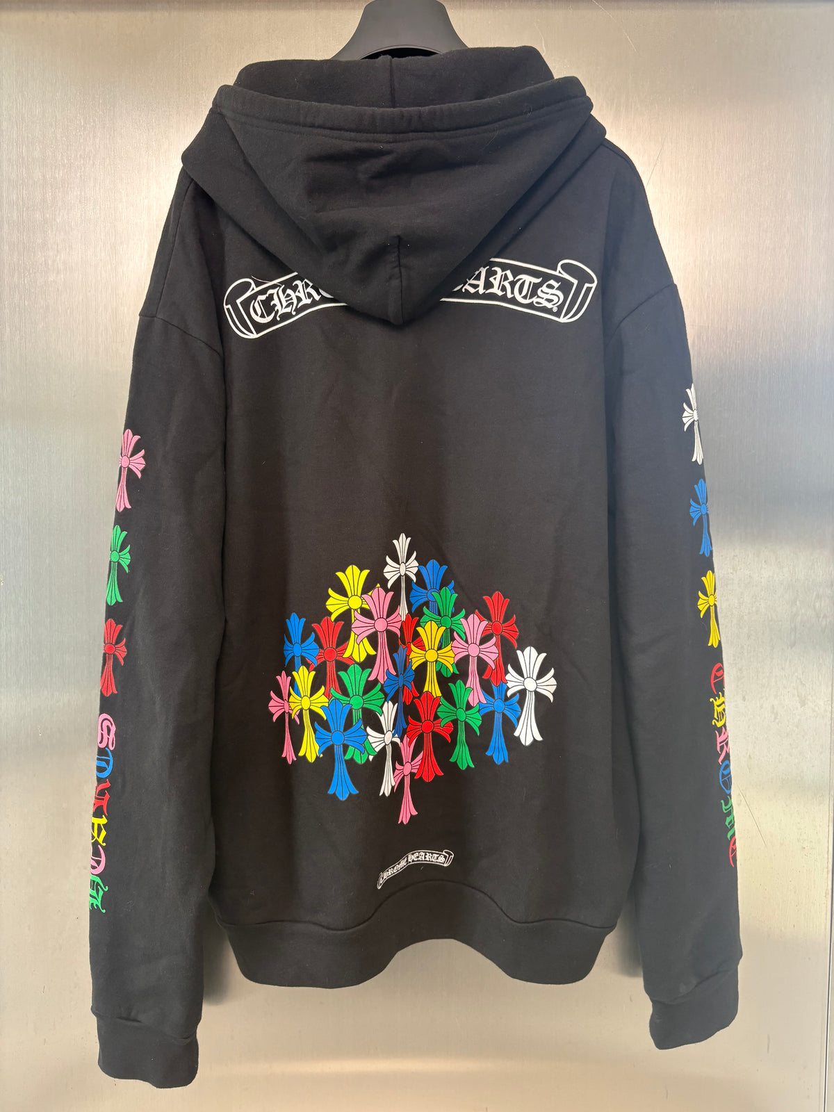 Chrome Hearts multicolor Cross Hoodie zip up