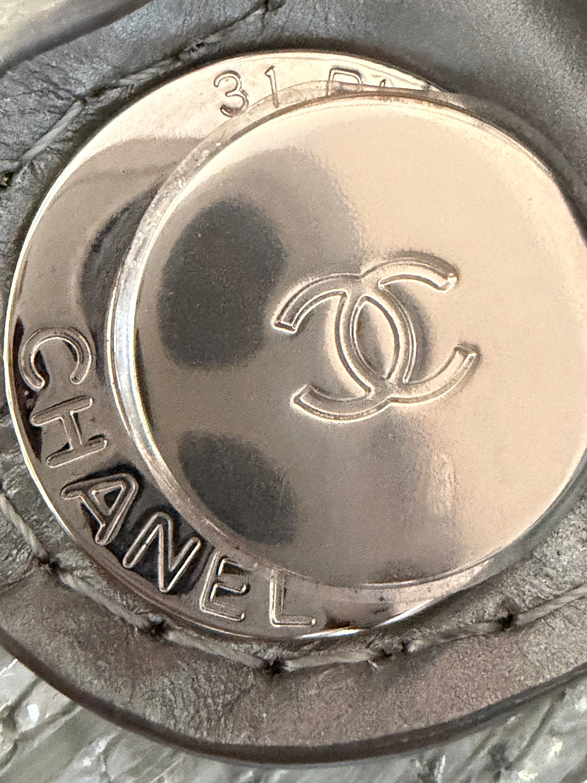 Chanel 2018 Transparent Quilted PVC Droplet Hobo Bag