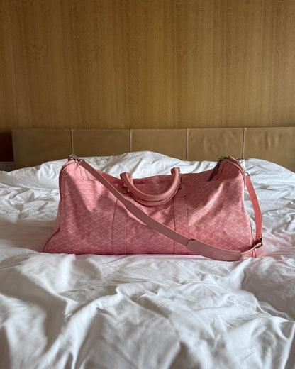 Goyard 2008 Japan Exclusive Sakura Pink Boston 60 Duffle Bag