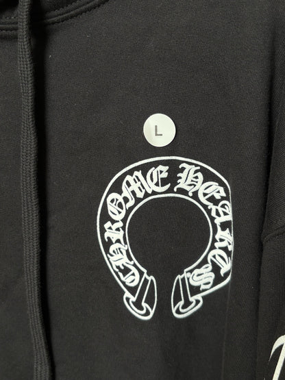 Chrome Hearts Horseshoe Floral Cross Zip Up Hoodie