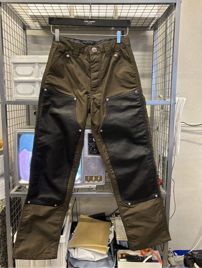 Chrome Hearts Brown Nylon Carpenter Pants