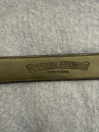 Chrome Hearts multi color cross patches roller belt 34