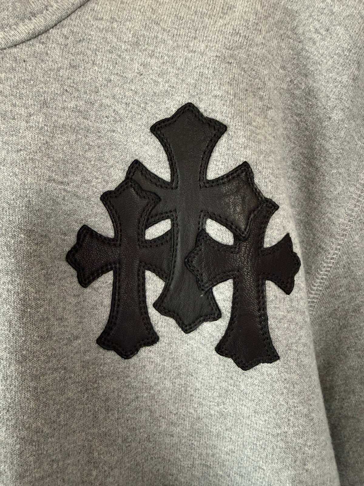 Chrome Hearts Paperjam half zip hoodie sweatshirt