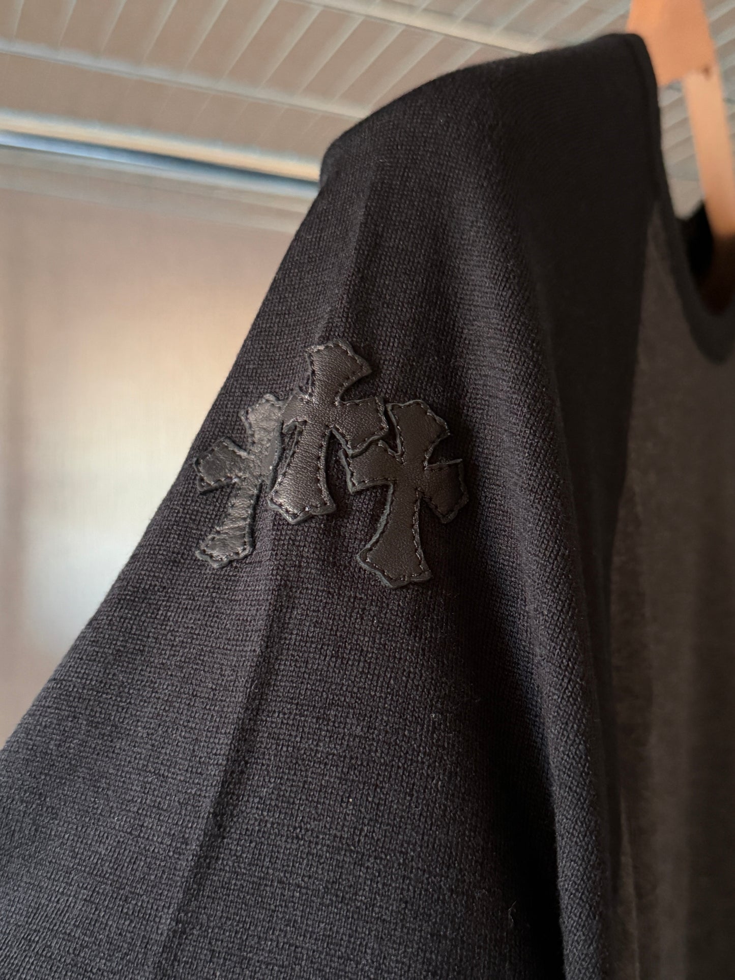 Chrome Hearts Silk Blend Long Sleeve T-shirt