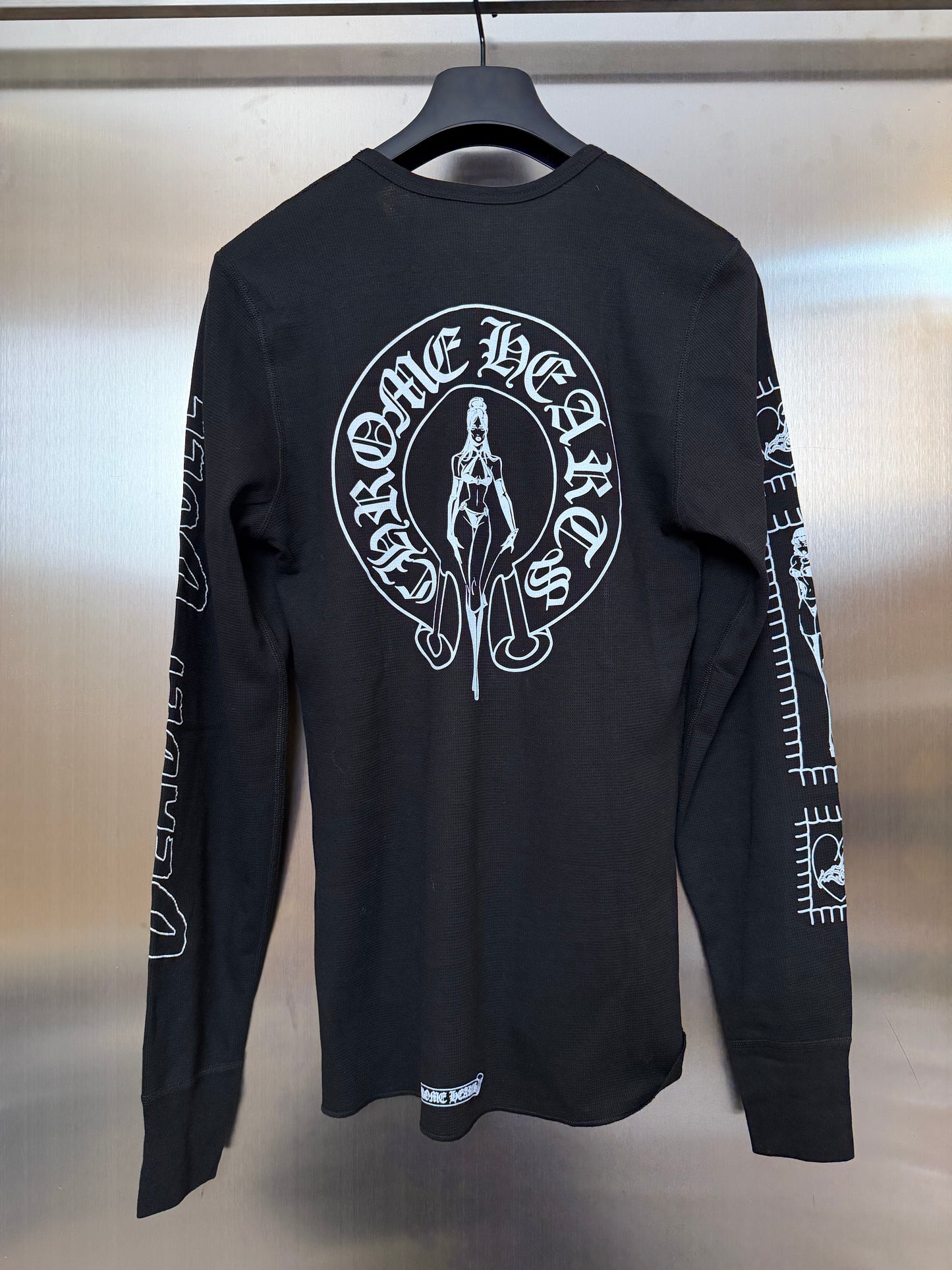 Chrome Hearts Deadly Doll Black Thermal Shirt