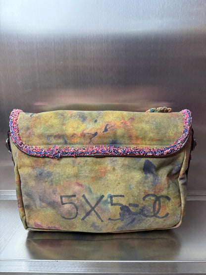 Chanel 15S on the pavements graffiti messenger bag