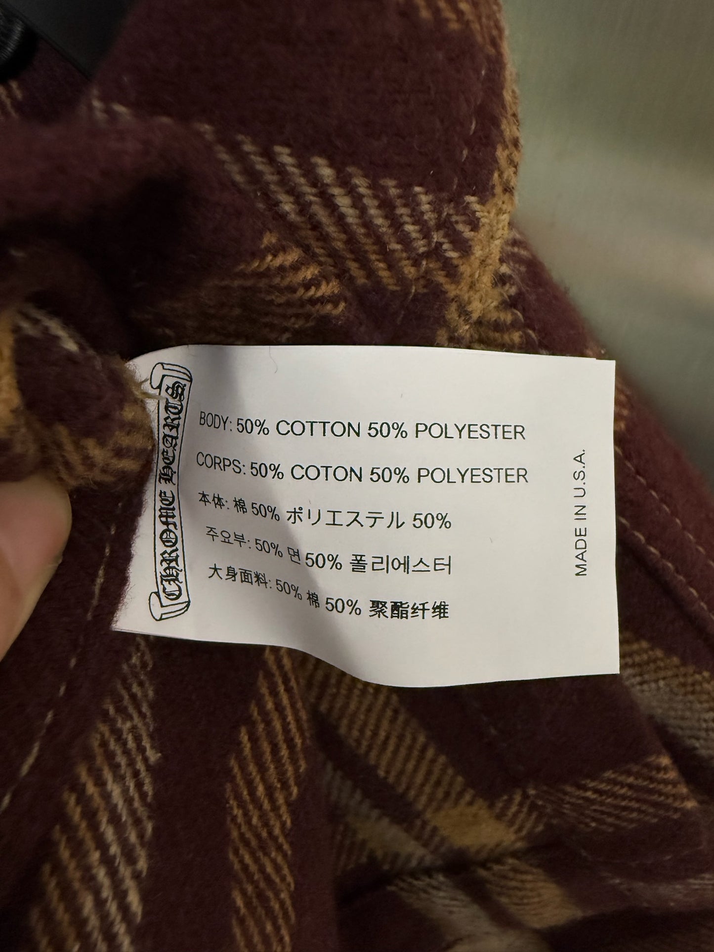 Chrome Hearts Workdog Flannel Shirt