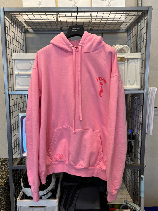 Chrome Hearts Online Exclusive Pink Hoodie