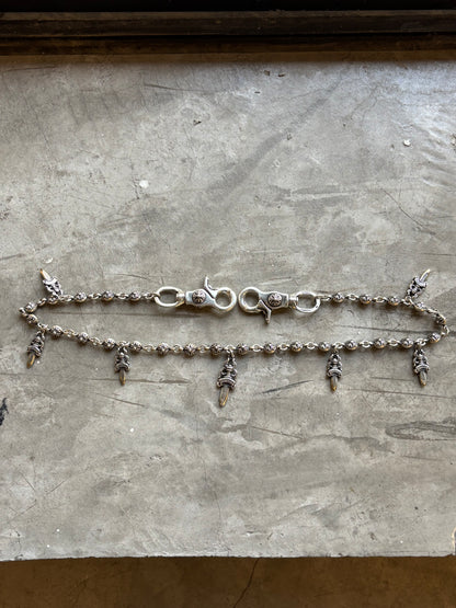 Chrome Hearts Full Dagger pendants Wallet Chain