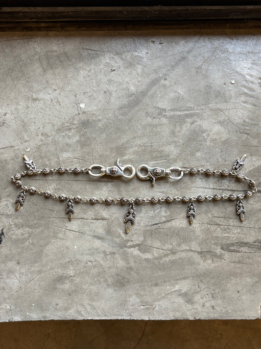 Chrome Hearts Full Dagger pendants Wallet Chain