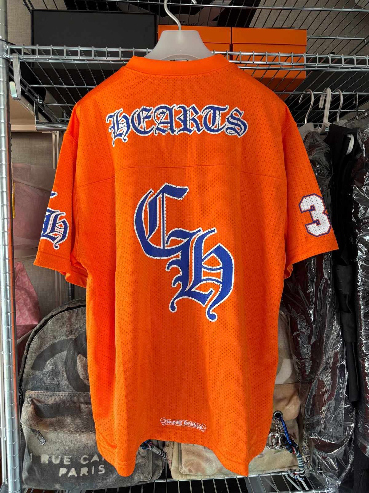 Chrome Hearts NYC exclusive Mesh hockey jersey Shirt Tee