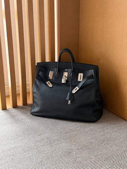Hermes HAC 50 Black Travel Bag
