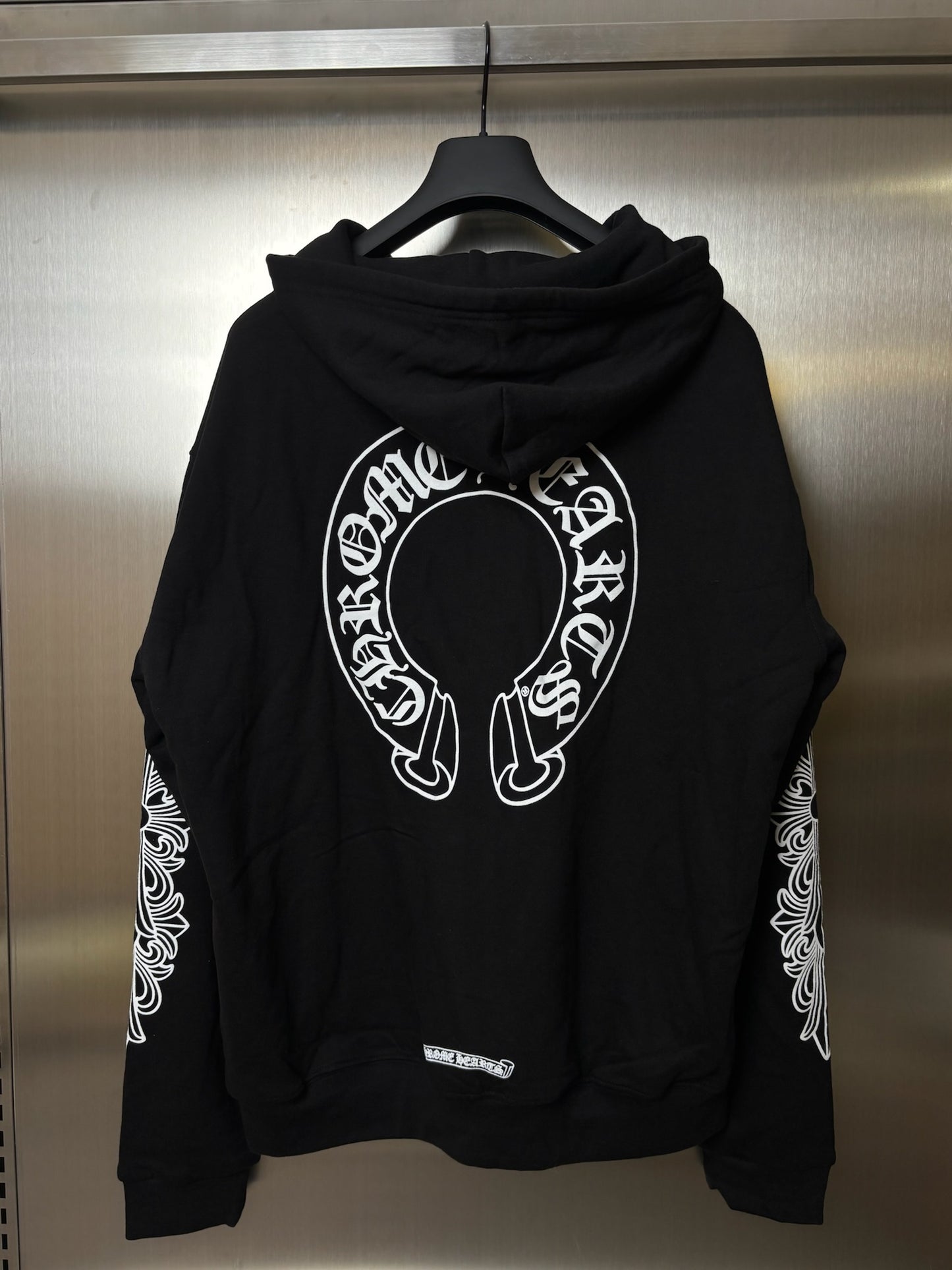 Chrome Hearts Horseshoe Floral Cross Zip Up Hoodie