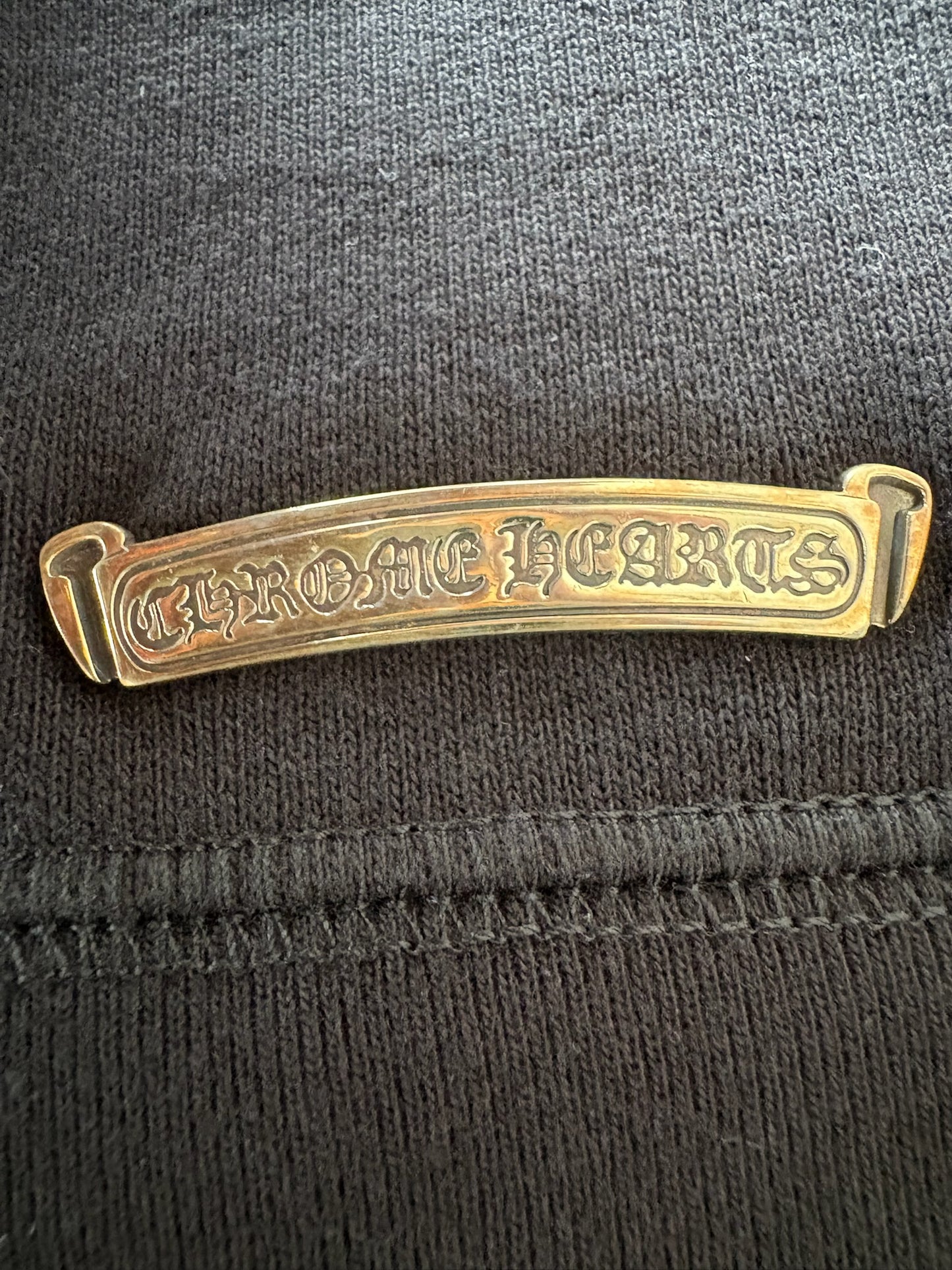 Chrome Hearts paperjam patches half zip hoodie