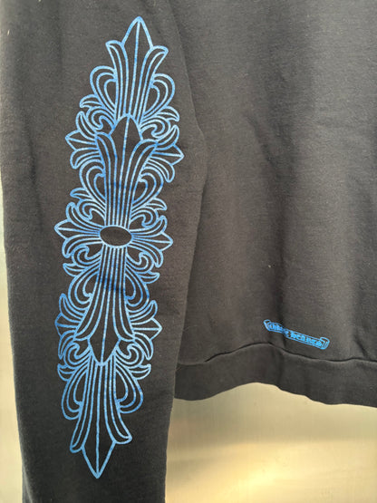 Chrome Hearts Friends&Family Blue Glitter Hoodie
