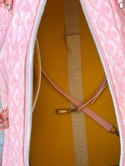 Goyard 2008 Japan Exclusive Sakura Pink Boston 60 Duffle Bag