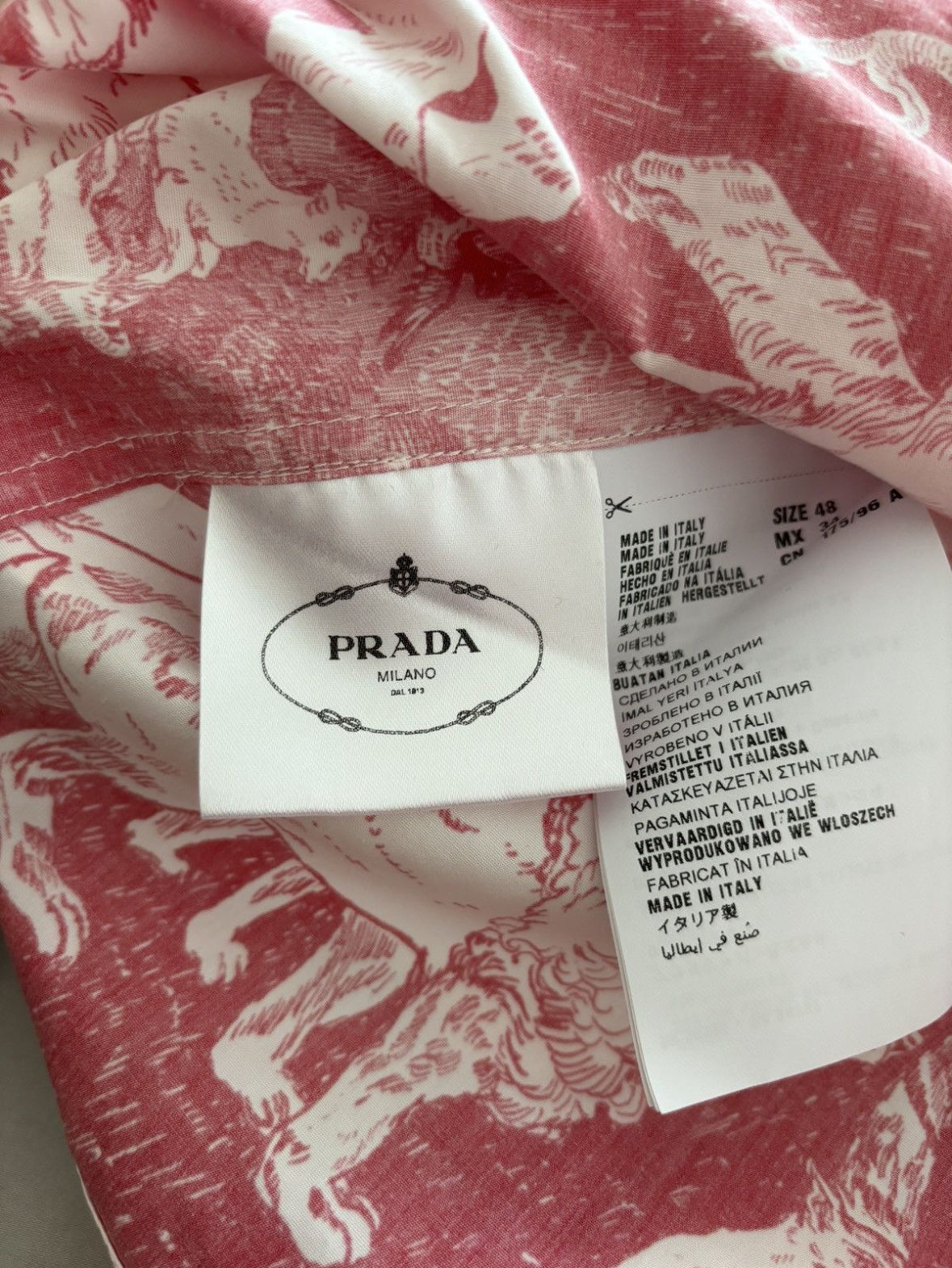 Prada FW16 Christophe Chemin Survival Utopia Shirt