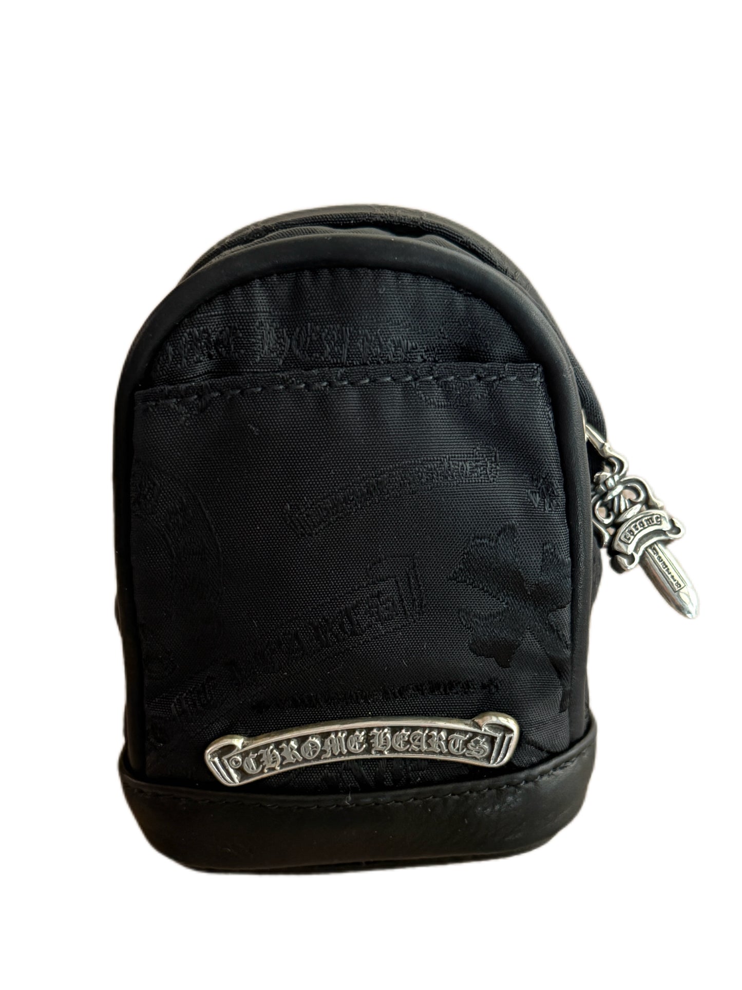 Chrome Hearts Nylon Stencil Backpack Bracelet Wrist Bag