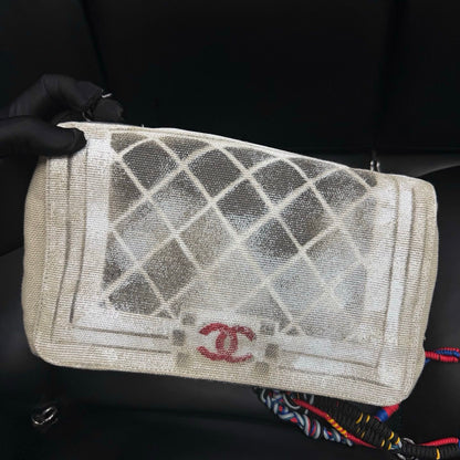 Chanel 2014 art school oh my boy graffiti bag