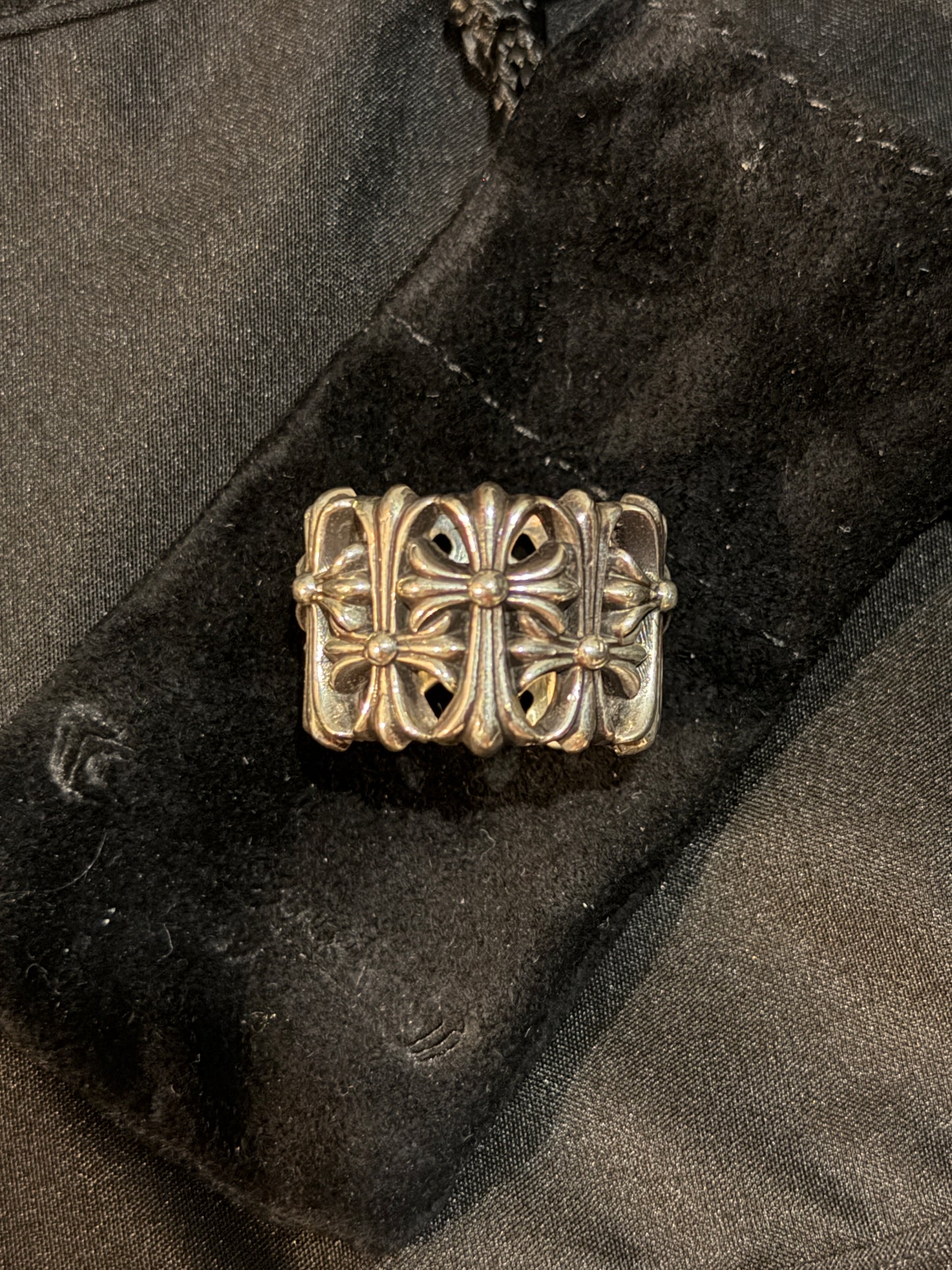 Chrome Hearts silver 925 Cemetery Ring