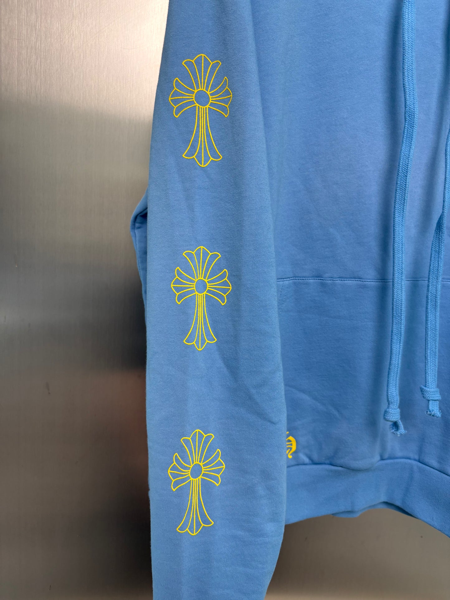Chrome Hearts Drake collaboration “ Girls Love Chrome” babyblue hoodie