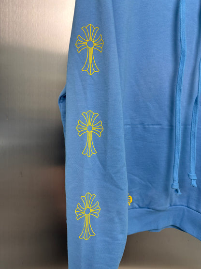 Chrome Hearts Drake collaboration “ Girls Love Chrome” babyblue hoodie